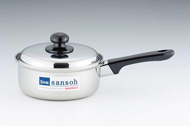 ジュノー 3層鋼片手鍋 18cm (0307025)の通販は