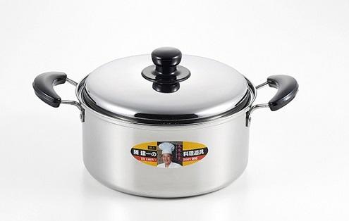 陳 建一 IH対応ステンレス両手鍋 24cm CK-067(1001311)