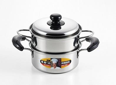 陳 建一 IH200V対応二段蒸し器 16cm CK-070(1001314)