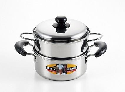 陳 建一 IH200V対応二段蒸し器 18cm CK-071(1001315)