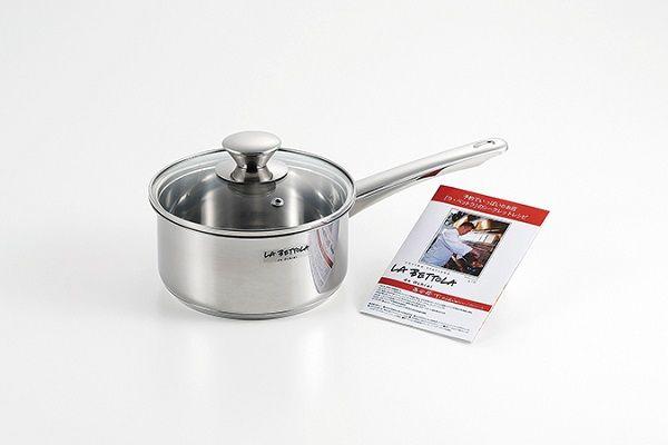 落合 務 IH200V対応片手鍋 16cm LB-171R(0001007)