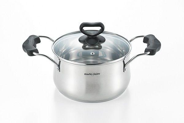 マリ・クレール ソフィア IH対応両手鍋 20cm MC-263R(0001095)