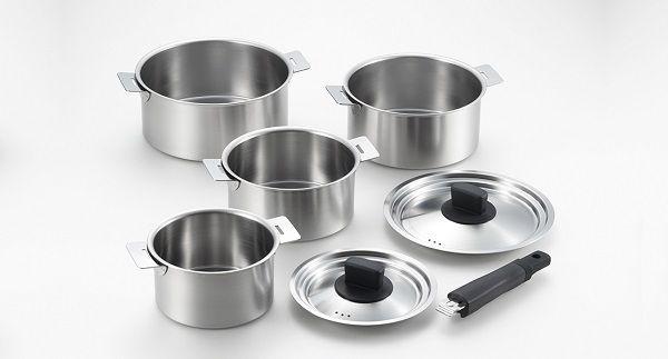 創燕 ハンドル着脱式鍋 4点セット 14cm＆16cm＆18cm＆20cm SE-28(0649016)