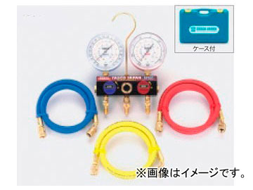 タスコジャパン ボールバルブ式ゲージマニホールドキット TA124EK-2の通販は