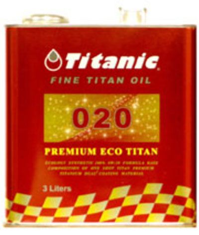 チタニック(Titanic) プレミアムECOチタンオイル 0W-20 3L 耐熱用添加剤ブレンド TG-PE3L