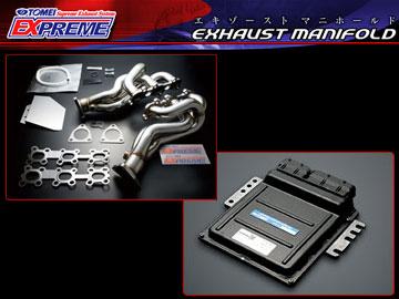 東名パワード/TOMEI POWERD エクスプリーム/EXPREME エキゾーストマニホールド＋ECU 415001＋8170155000 フェアレディZ Z33 MT/AT(ロードスター含む) VQ35DE 02.07〜04.08