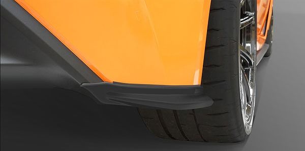 TOMS/トムス リヤサイドフィン トヨタ GR86 ZN8 2021年11月〜 フラット