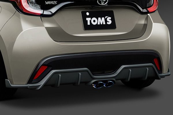 TOMS/トムス リヤアンダーディフューザー トヨタ ヤリス 1＃/210系 2020年02月〜2023年12月 塗装済 選べる4塗装色