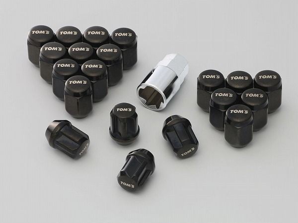 TOMS/トムス セキュリティホイールナット ブラック 21HEX M14×1.5 60°テーパー 42623-TS003-Bの通販は