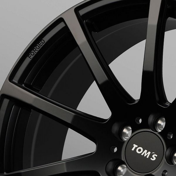 TOMS/トムス TWF04 ホイール フラットブラック 18インチ×8.0 ＋47 5H100 入数：1本 42610-TF401-FB_2