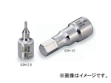 トネ/TONE 9.5mm（3/8”） SUSヘキサゴンソケット 品番：S3H-10の通販は 5,638円