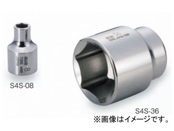 トネ/TONE 12.7mm（1/2”） SUSソケット（6角） 品番：S4S-30