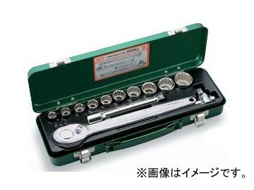 トネ/TONE 12.7mm(1/2”) ソケットレンチセット 13点 品番:800Mの通販は