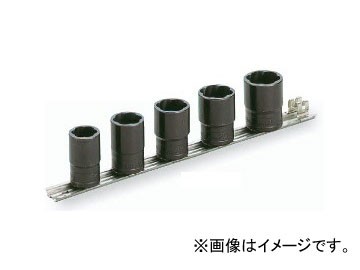 トネ/TONE 12.7mm（1/2”） トルネードソケットセット（ホルダー付） 5点 品番：HTR405の通販は