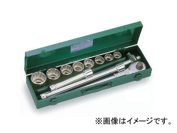 トネ/TONE 19.0mm（3/4”） ソケットレンチセット 12点 品番：200M