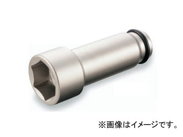TONE (トネ) インパクト用ロングソケット(6角) 8NV-55L 〈差込角 25.4mm(1”)〉 メーカー直送TONE（トネ） インパクト用ロングソケット（6角） 6NV