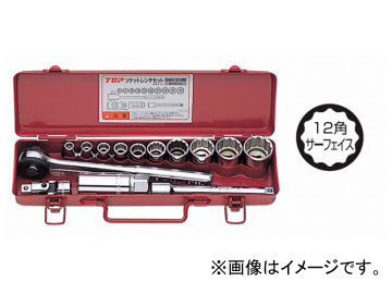 トップ工業/TOP ソケットレンチセット（差込角9.5mm） SWS-310M JAN：4975180780508の通販は 18,337円