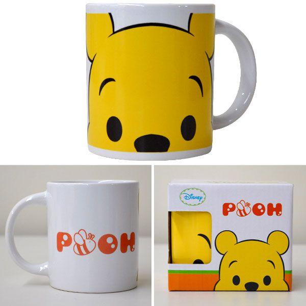 ディズニー 顔柄マグカップ 陶器 6種類入り キャラクターの顔柄