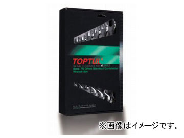トップトゥル/TOPTUL コンビネーションレンチ75°8本組SET GAAE0810 5,970円