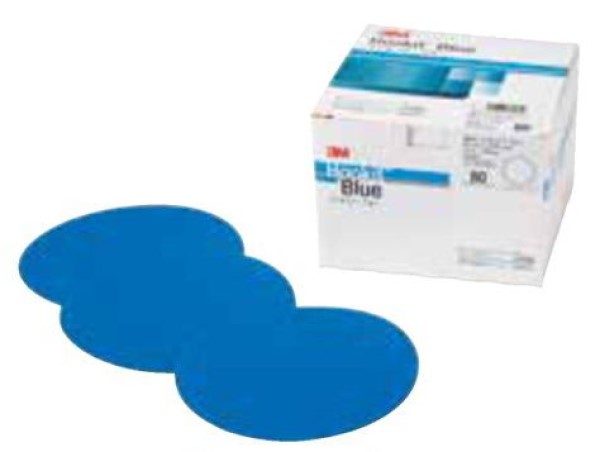 スリーエム/3M フッキットブルー サンディングディスク 125mm径 粒度600 入数：1箱(100枚入) HDISC600BLU