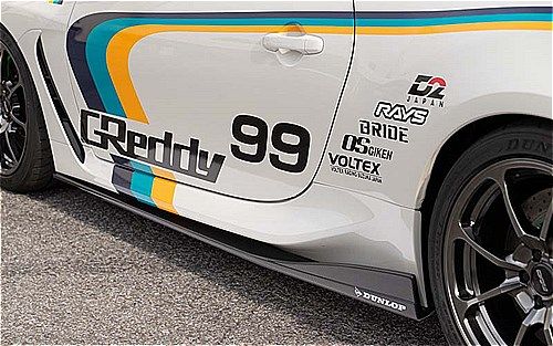 トラスト/TRUST Greddy×VOLTEX サイドアンダーパネル トヨタ GR86 ZN8 2021年10月〜 ウェットカーボン 86SW(17010233)