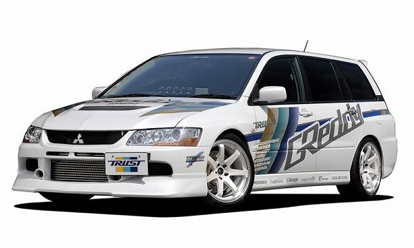 トラスト/TRUST GReddy エアロキット フロントスカート 三菱 ランサーエボリューション ワゴン CT9W 4G63(DOHC TURBO) 2005年09月〜 17030011の通販は