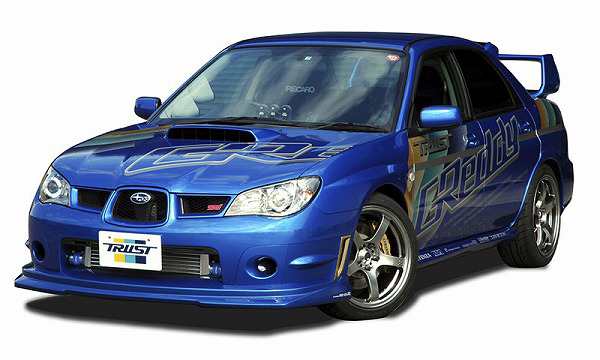 トラスト/TRUST GReddy フロントスカート スバル インプレッサ GDB EJ20 アプライドF・G型 WRX セダン専用 2005年06月〜2007年06月 17060