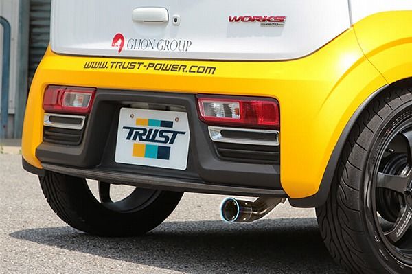 トラスト/TRUST GReddy パワーエクストリームR マフラー スズキ アルトターボRS HA36S R06A FF MT/AT共通 2015年03月〜2018年11月 キャタライザー付 10193304