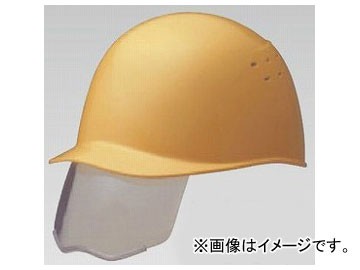 ユニット/UNIT 防災面収納式ヘルメット（墜・飛） 通気孔なし カラー:ブルー,アイボリー,モスグリーン,オレンジ,ホワイト他の通販は