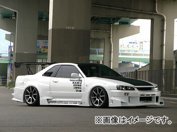 ユーラス/URAS フロントバンパー TYPE-GT ニッサン スカイライン R34 2