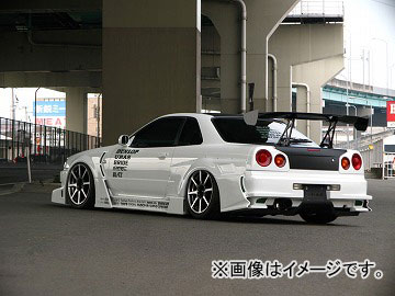 ユーラス/URAS リアバンパー TYPE-GT ニッサン スカイライン R34 2ドア