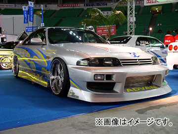 ユーラス/URAS フロントバンパー TYPE-4 ニッサン スカイライン R33 2ドア 前期
