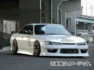 ユーラス/URAS フロントバンパー TYPE-4 ニッサン シルビア S14 後期 1996年06月〜1998年12月 外装