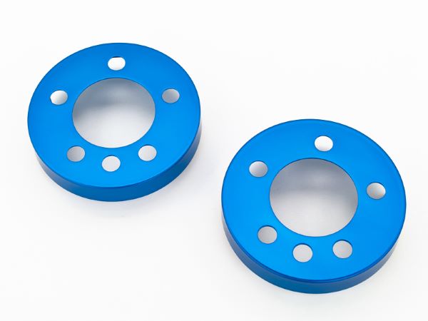 ファイヤーストーム(Firestorm) アルミハブカバー フロント フォルクスワーゲン ポロ ABA-AWCHZ TSIトレンド/コンフォート/ハイライン 2018年03月〜 ブルー 入数：1セット(2枚) FBC-004の通販は 11,000円