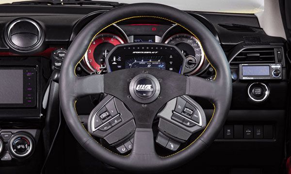 ワークスベル/Works Bell 純正ステアリングスイッチ移設キット スズキ