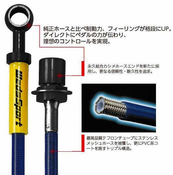 WedsSport REVLINE クラッチライン ホンダ インテグラ DC5 RL-H008C ホース・フィッティング関連