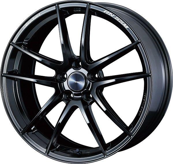 WedsSport RN55M ホイール GLOSS BLACK 18インチ×9.5J ＋25 5H114.3 入数：1台分(4本) 72966 125,052円