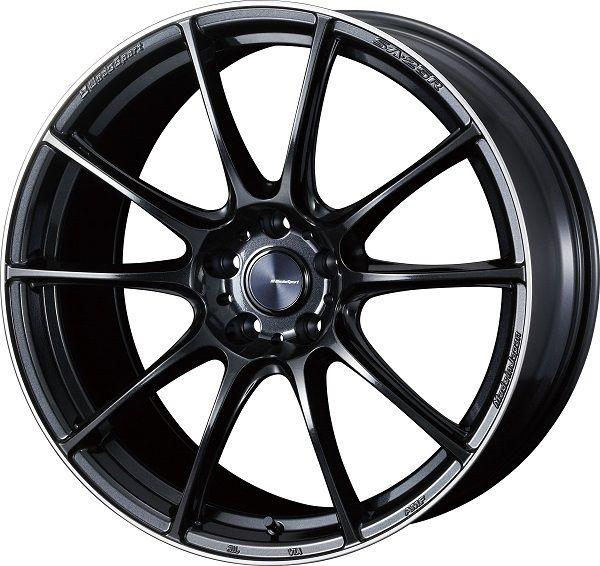 WedsSport SA25R ホイール METAL BLACK F 19インチ×9.5J ＋38 5H114.3 入数：1台分(4本) 73822