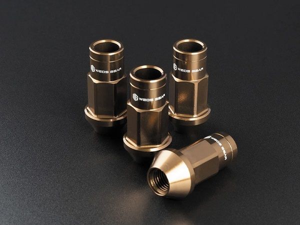 WEDS GEAR BLACK LABEL アルミロングナット ブロンズ M12×P1.25 入数：1セット(4個) 53051の通販は 5,105円