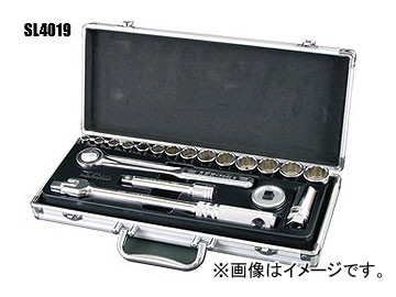 ウイニングボアー/WINNING BORE 1/2”DR.19PC.ソケットレンチセット SL4019 JAN：4989530041904の通販は