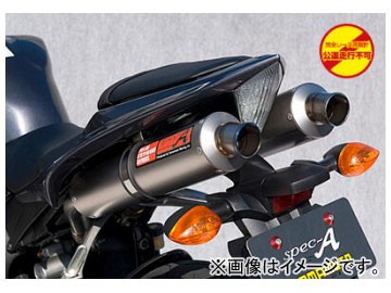 2輪 ヤマモトレーシング spec-A マフラー SLIP-ON TWIN Sport Edition チタン 品番：21007-02NTB ヤマハ YZF R-1 2007年