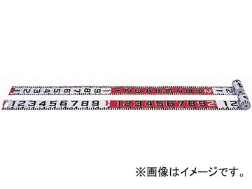 ヤマヨ/YAMAYO リボンロッド両サイド120E-1 現場記録写真用巻尺 R12A10 長さ:10m JAN:4957111597546の通販は