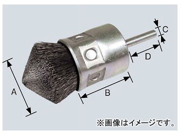 柳瀬/YANASE パイプバリ取りブラシ BKS-35 入数:5個の通販は