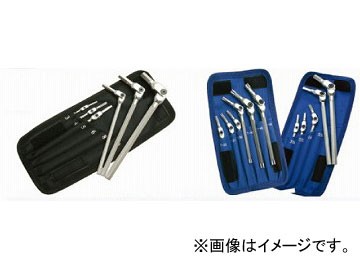 2輪 ヤザワ モーションプロ HEX-PRO&STAR-PRO ピボットヘッドレンチ YM08-0419(P034-3198) クロームプレート仕上げ 3/16〜3/8” JAN:45の通販は