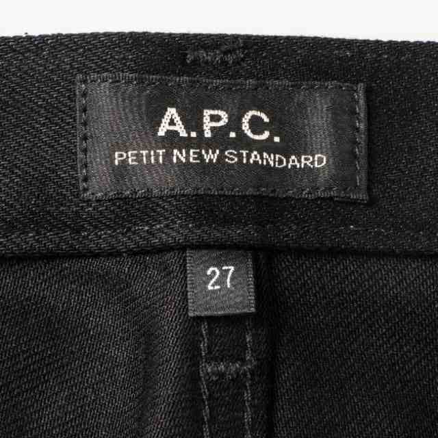 アーペーセー/A.P.C. パンツ メンズ PETIT NEW STANDARD デニムパンツ NOIR M09047-COZZS-LZZ｜au  PAY マーケット