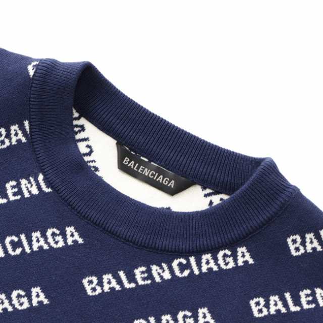 SALE】バレンシアガ/BALENCIAGA ニット アパレル メンズ セーター NAVY