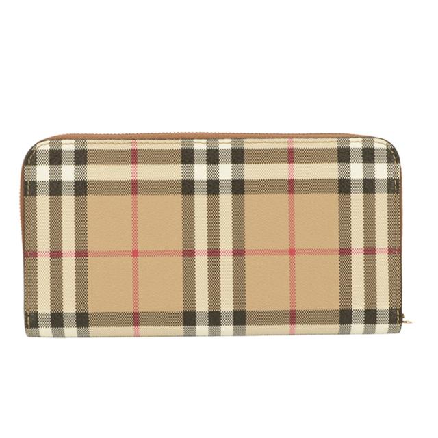 バーバリー/BURBERRY 財布 レディース 長財布 ラウンドジップ