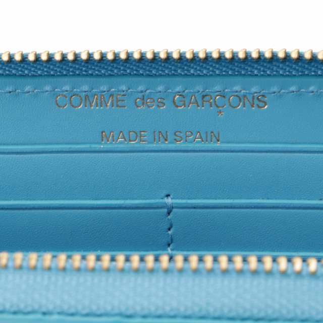 コムデギャルソン/COMME DES GARCONS 財布 メンズ カウハイドレザー ラウンドファスナー長財布 BLUE  SA0111-0001-0004｜au PAY マーケット