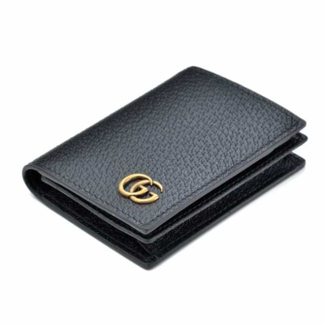 グッチ/GUCCI 名刺入れ メンズ GG Marmont カードケース ブラック