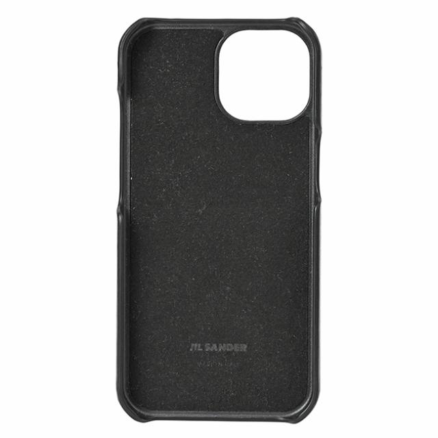 JIL SANDER iPhone15ケース 黒 レザー カードポケット付き JIL SANDER iPhone15ケース 黒 レザー カードポケット付き